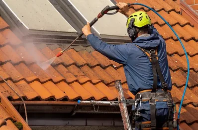 Démoussage et hydrofuge de toiture à Orcenais